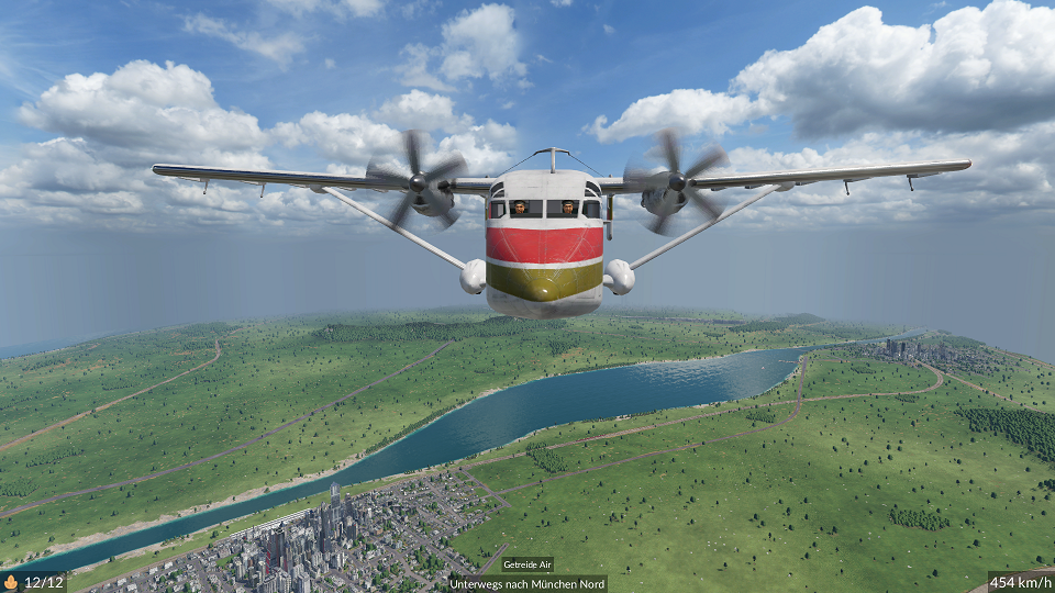 Anflug auf München 1