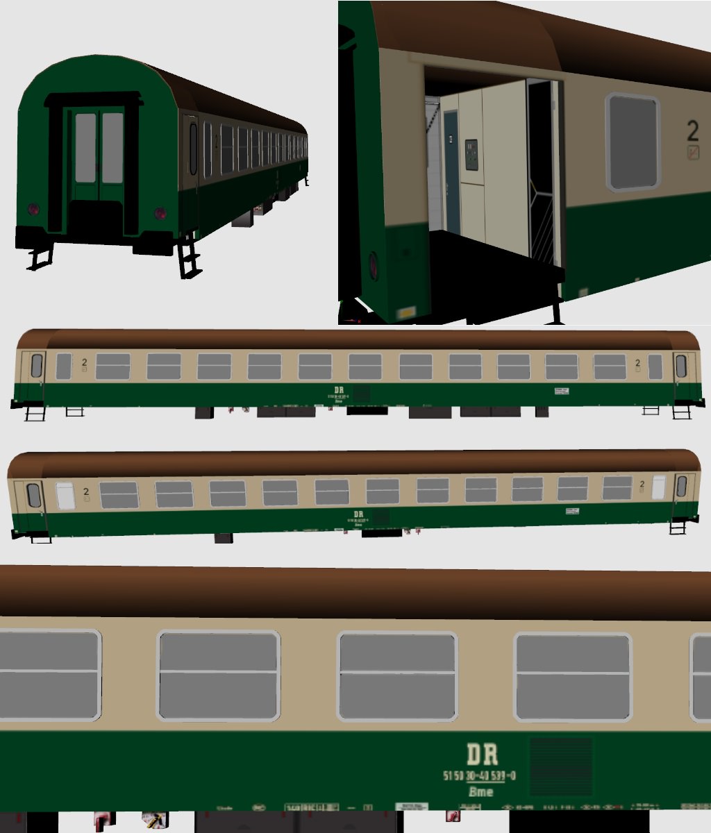 Halberstäder Reisezugwagen Baustelle im Zmod 2.1