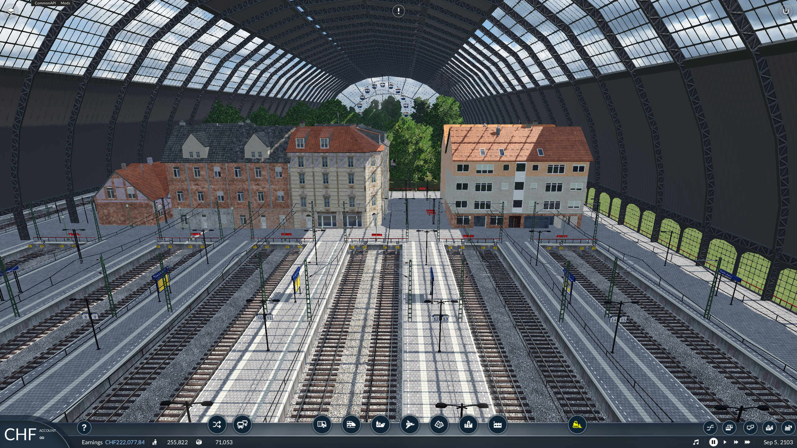 Bahnhofshalle von Charlie Station Idee.