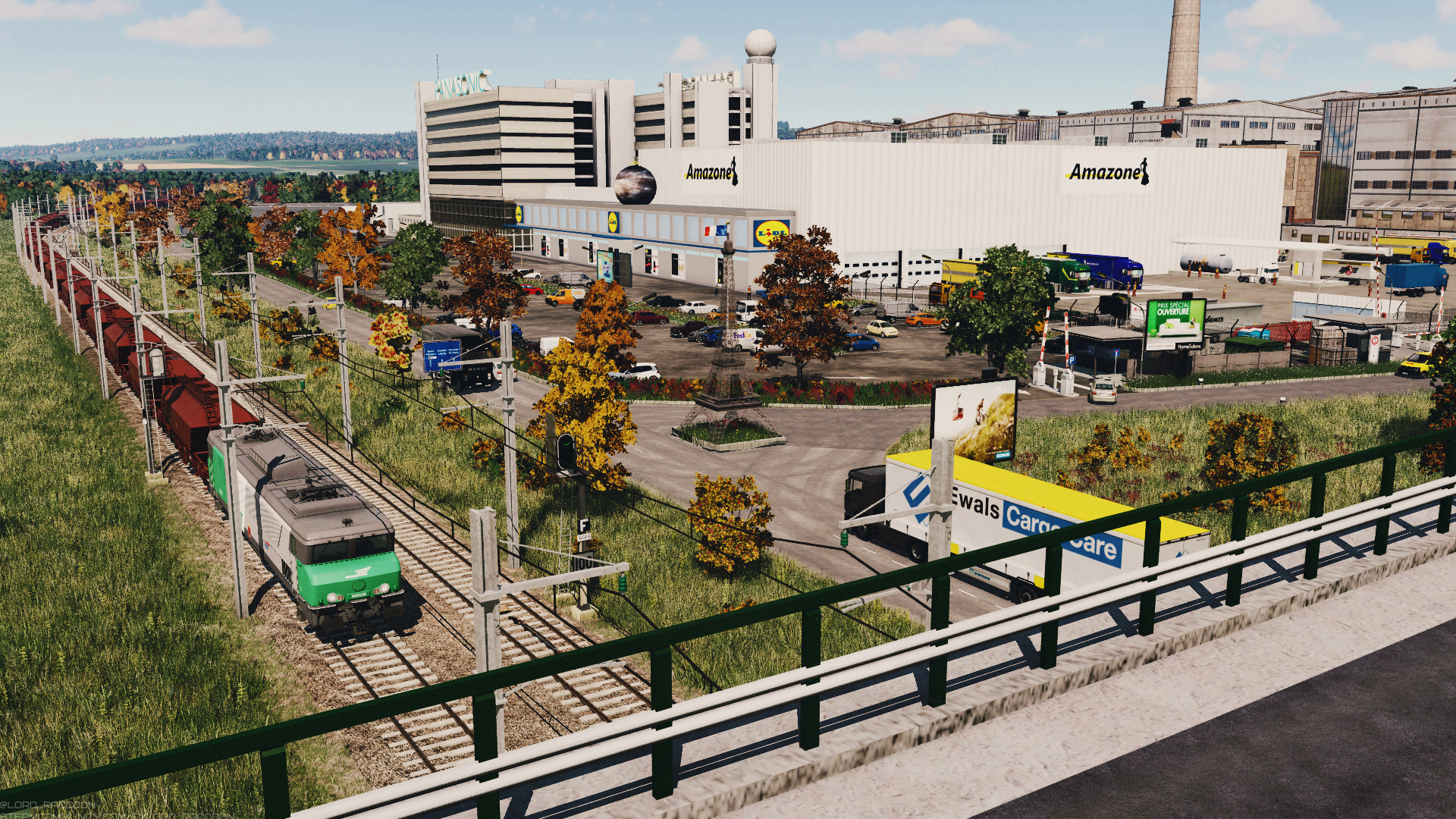 СС6500 near the logistic center