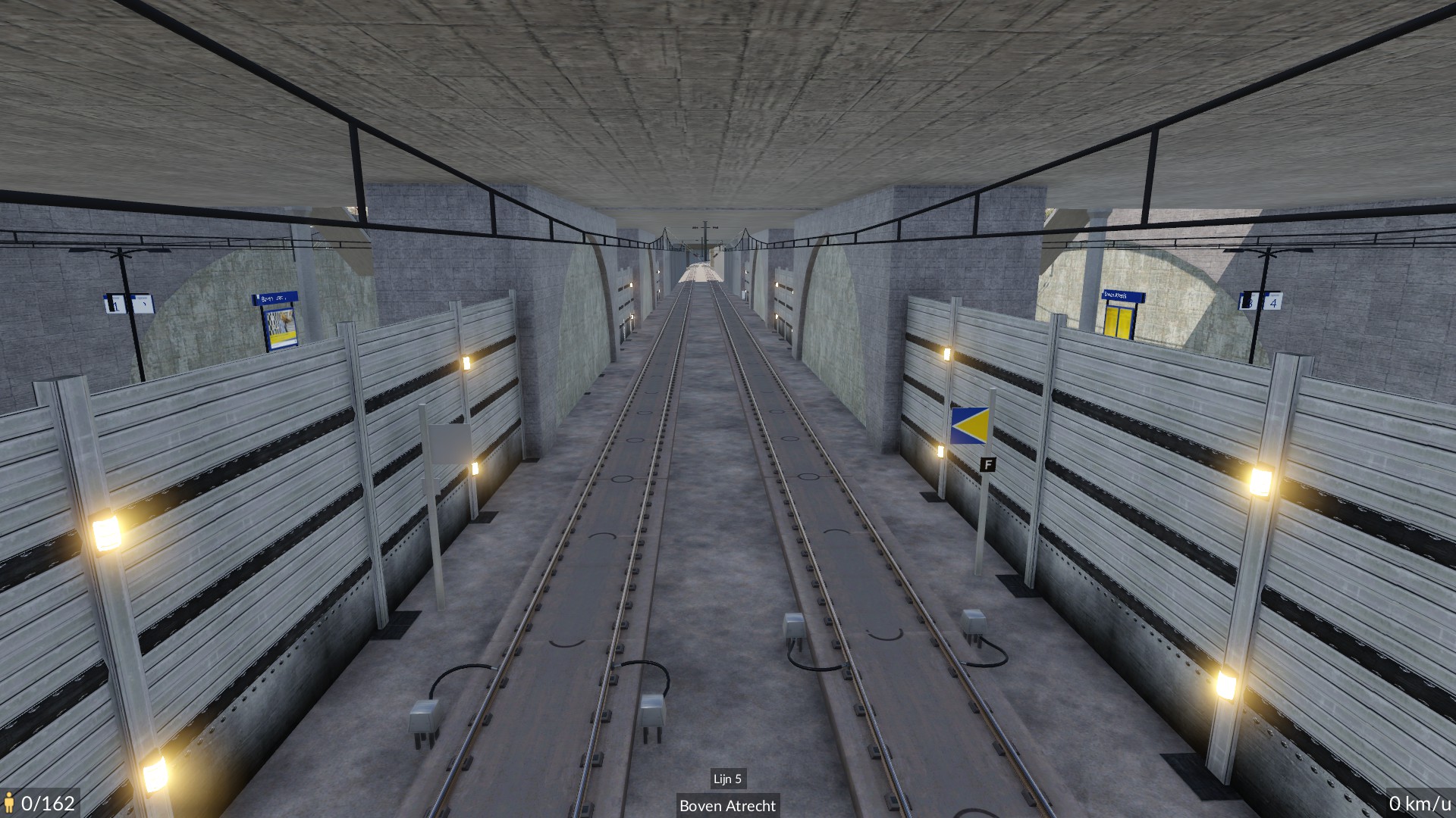 Semi Underground Station near Airport