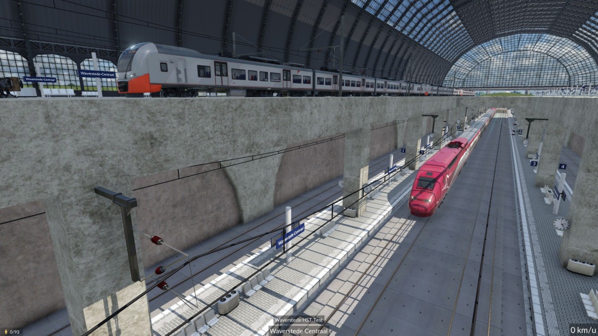Central Station with Underground  High speed section