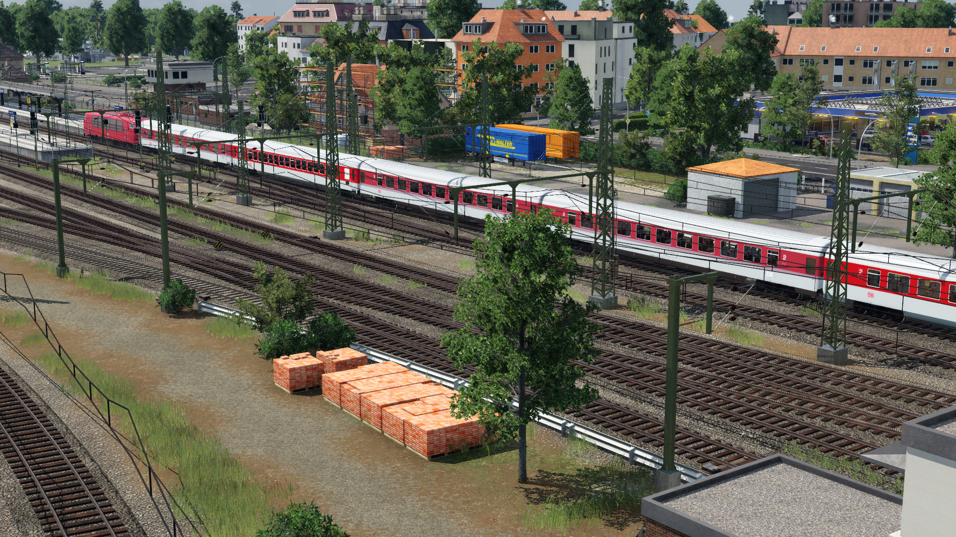 Bahnhofseinfahrt..