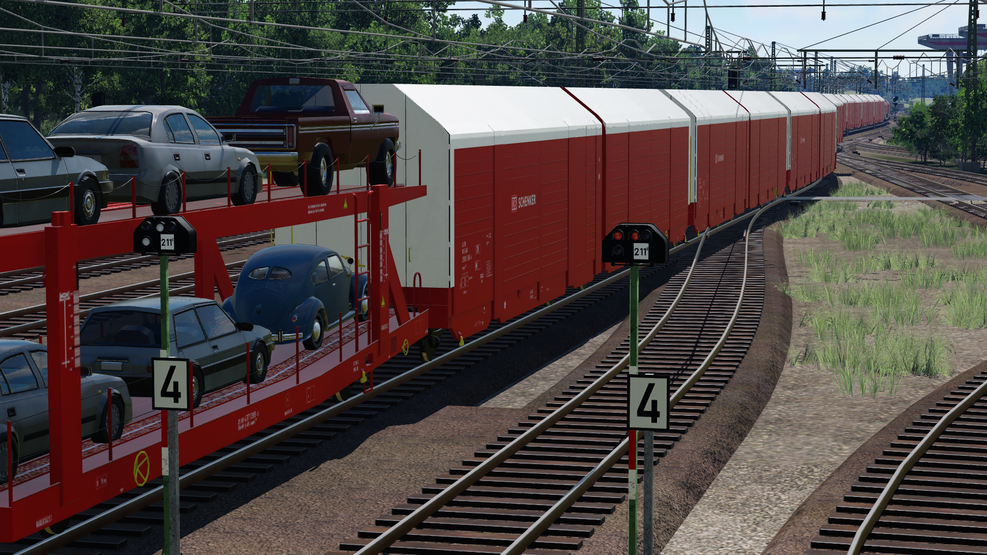 Ausfahrt aus dem Rbf