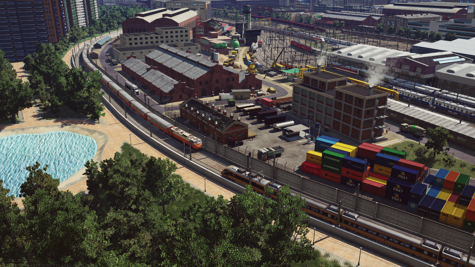 Depot under construction