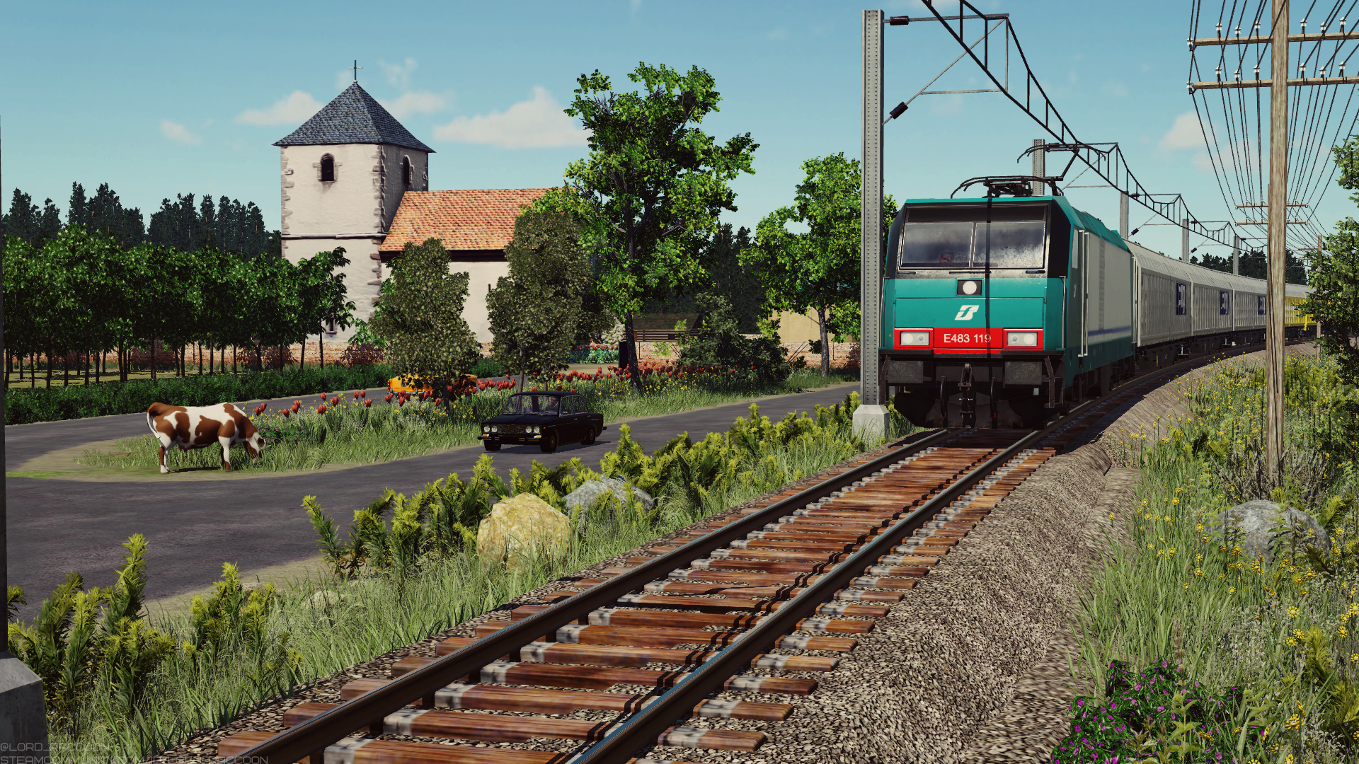 E483 on the North of Italy