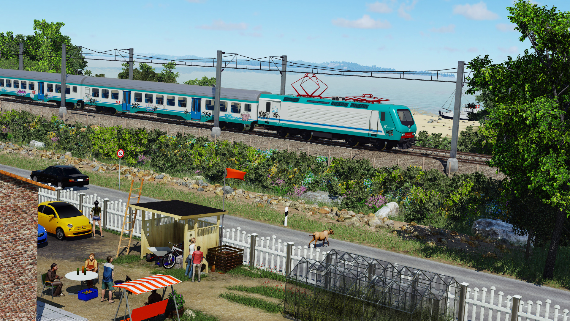 E464 in the rural area