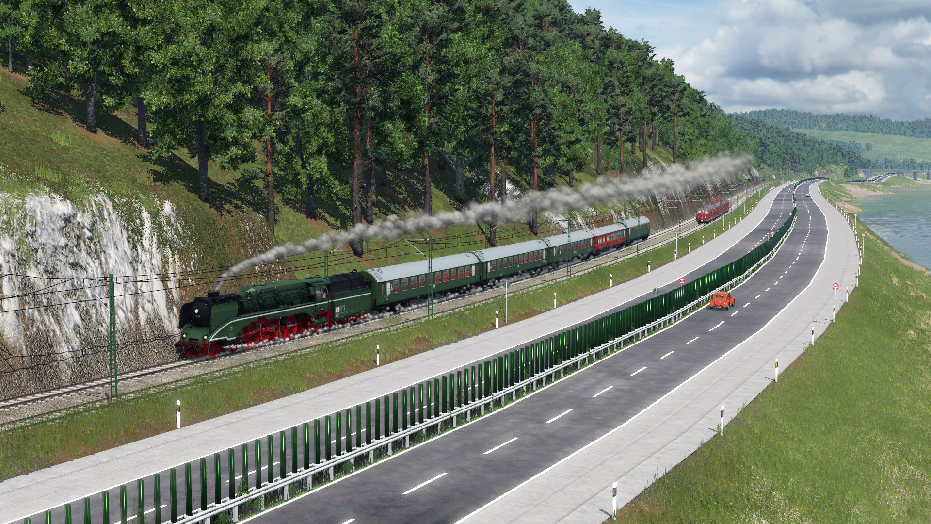 Sonderzug mit 18 201
