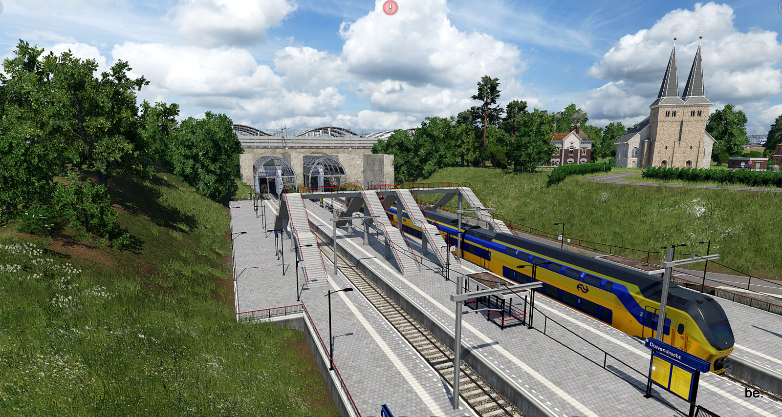 Am Bahnhof Druivendrecht bei Amsterdam