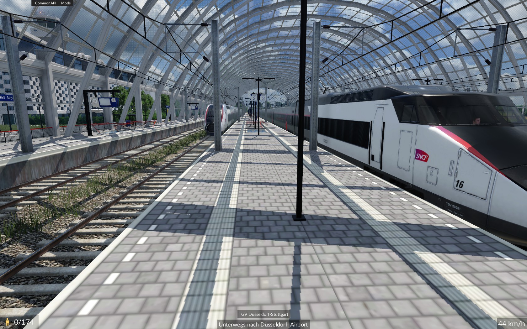 TGV in Düsseldorf Airport