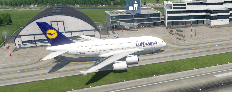 The Eagle is landing -ach ne A380