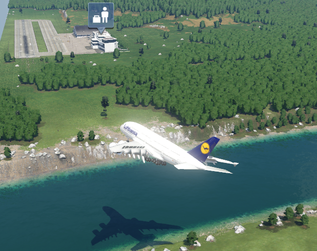 The Eagle is landing -ach ne A380