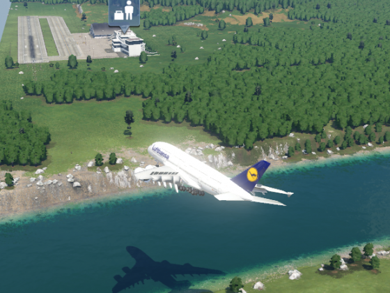 The Eagle is landing -ach ne A380