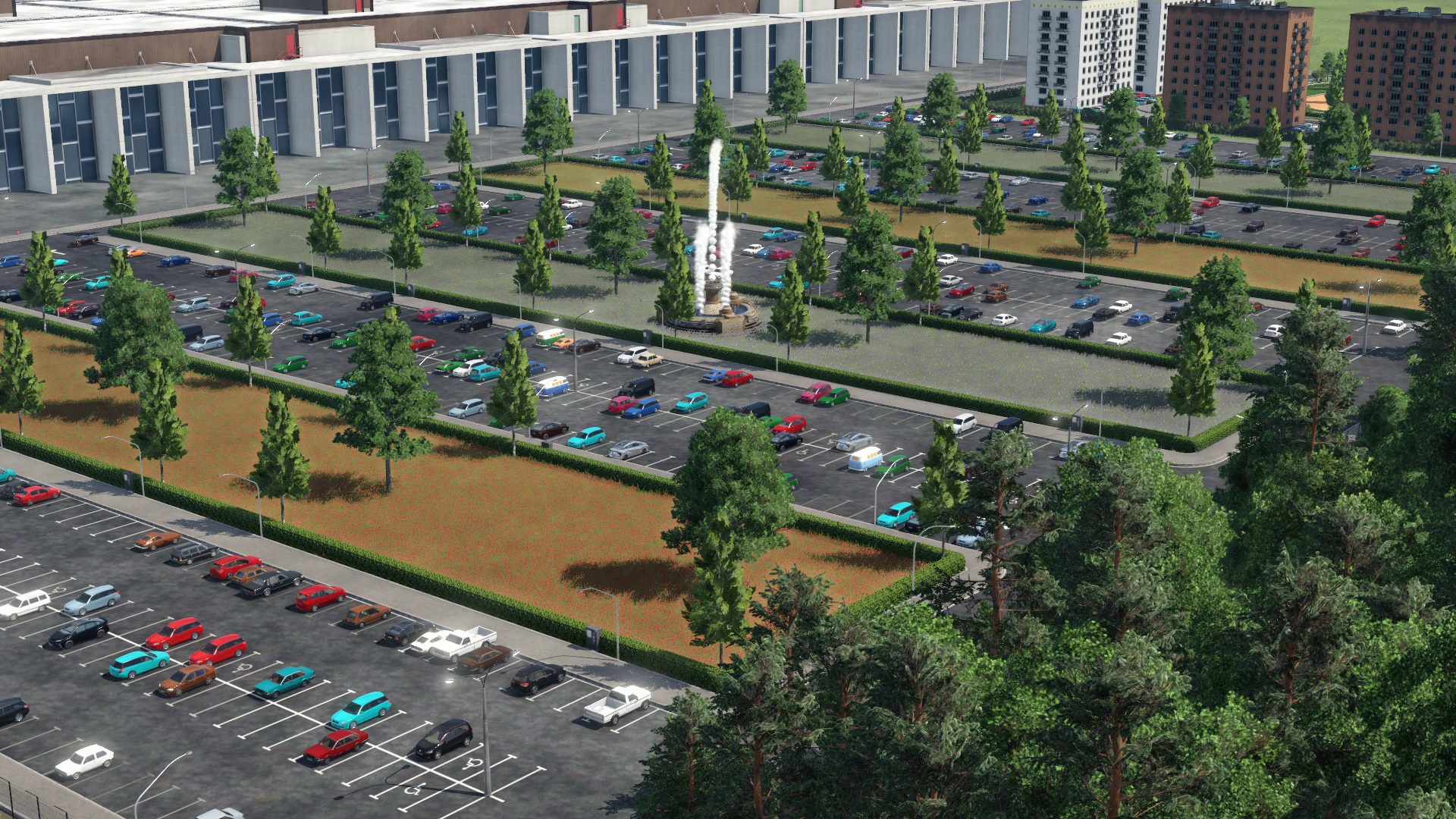 Parkplatz VW Werk