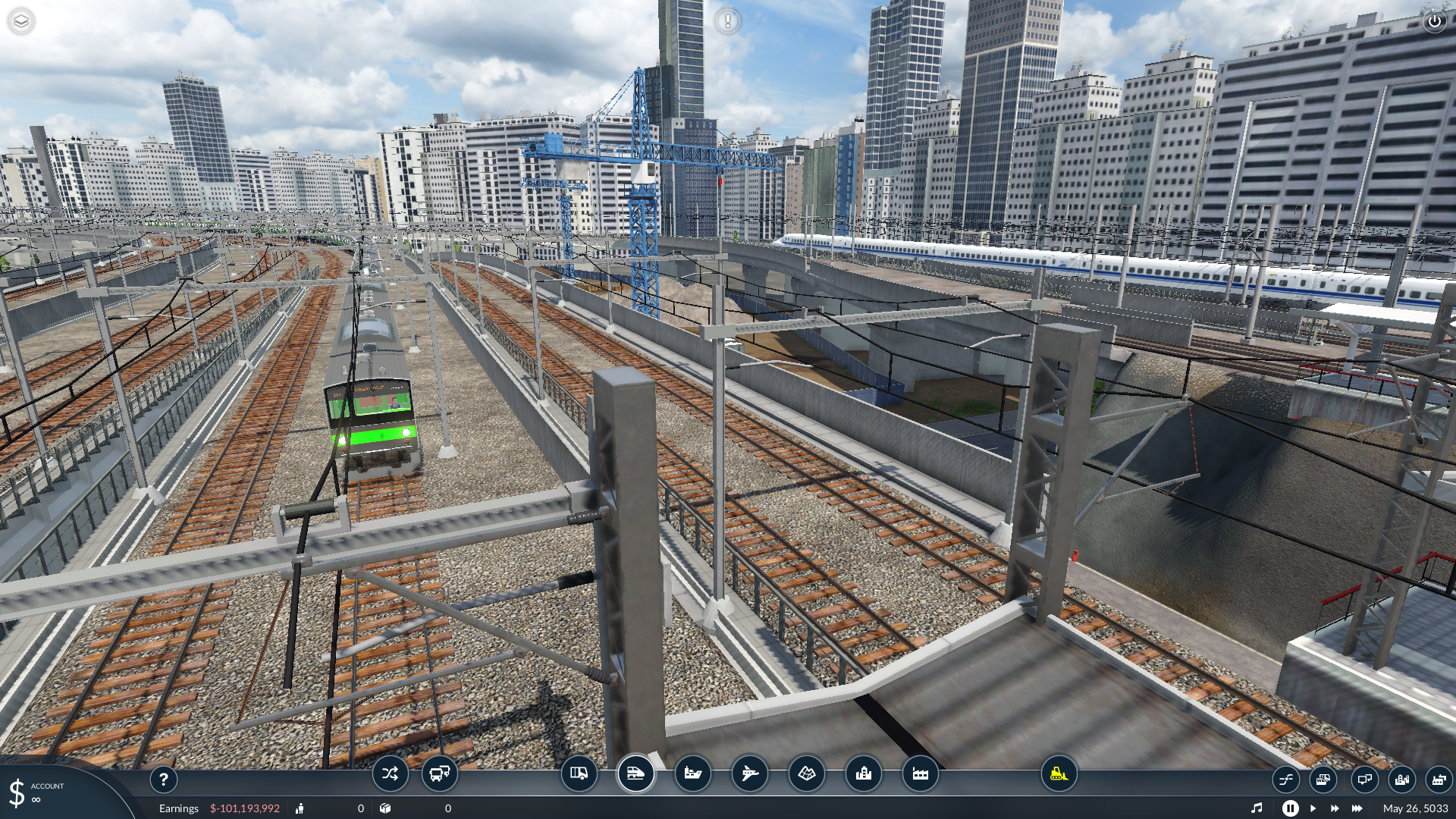 Fictional Japanese "Nagato Loop Line"