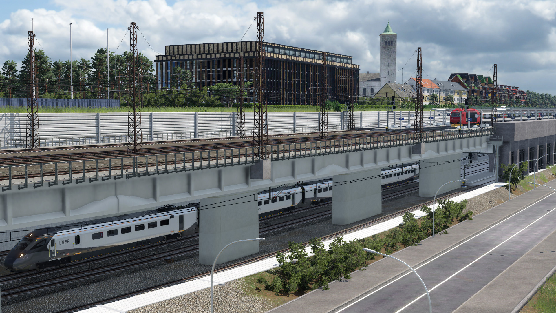 Another doubledeck station