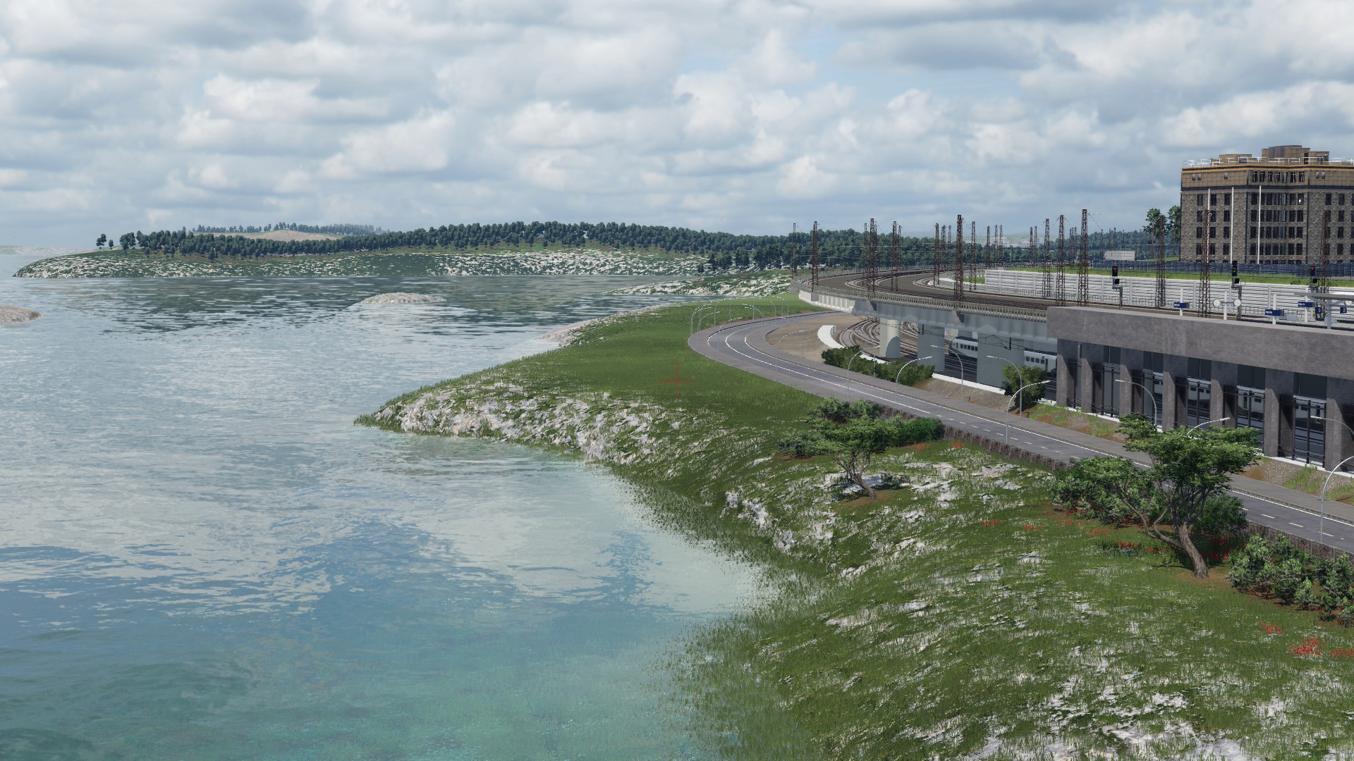 End of the coastal line