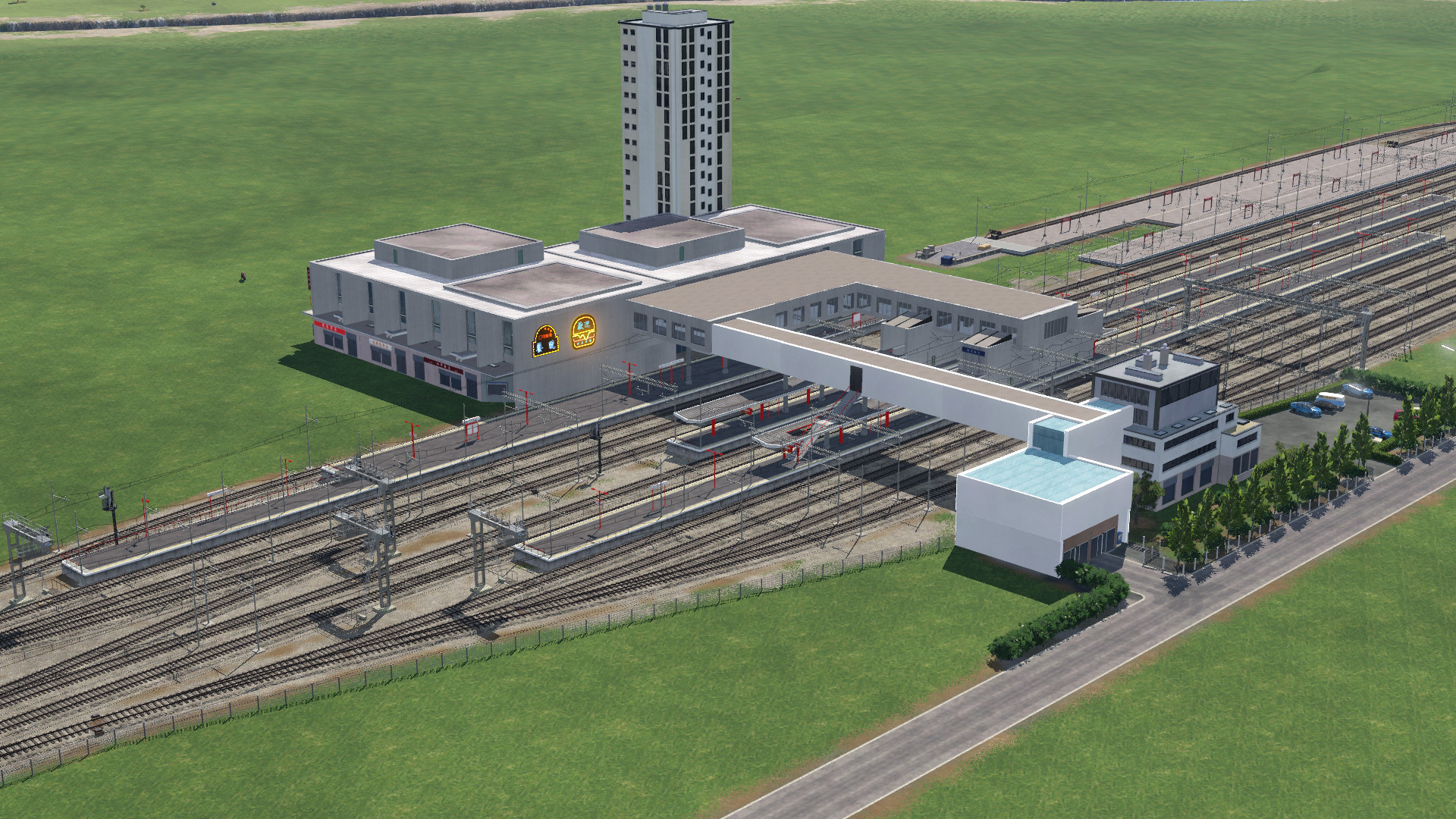 Japanese Train Station