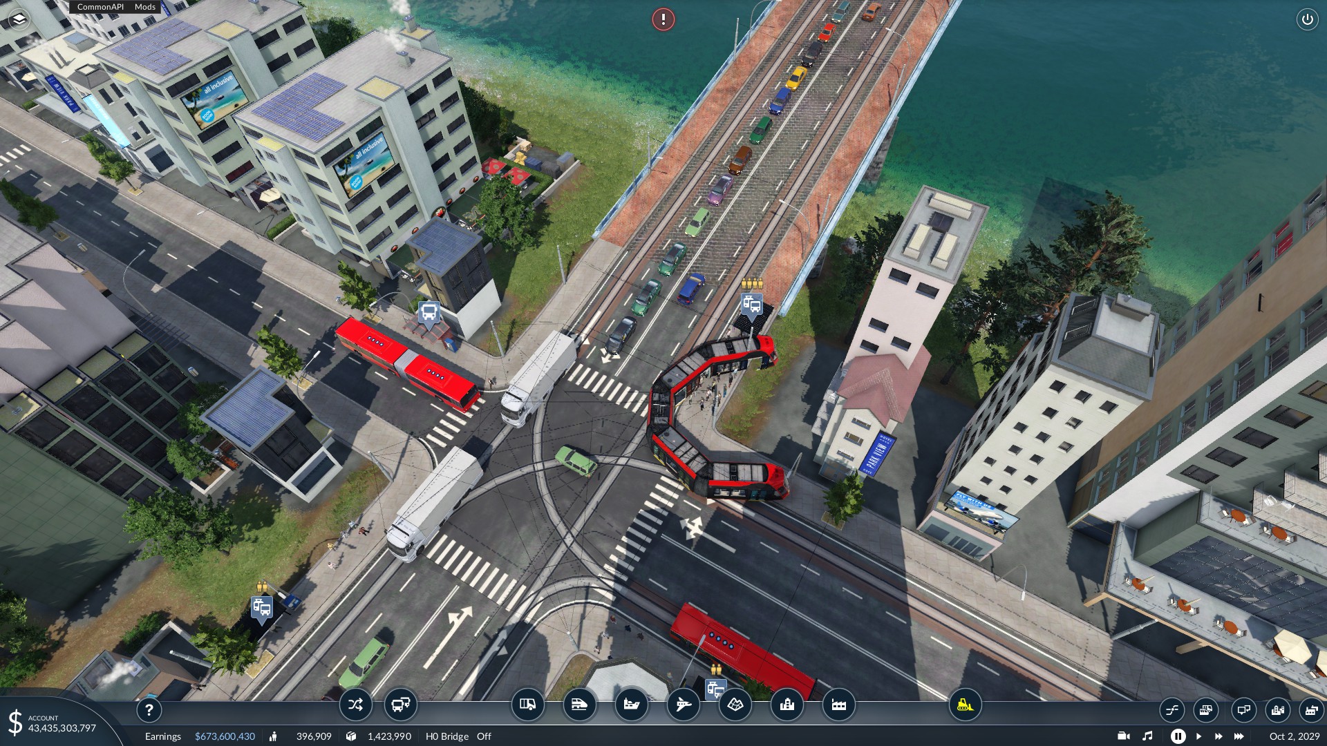 Tram spasm