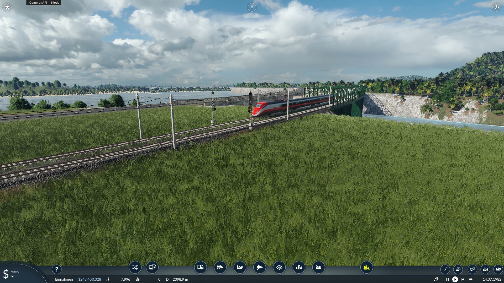 ETR 500 unterwegs