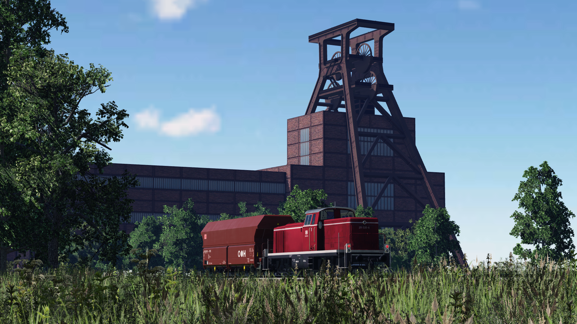 Near the mine