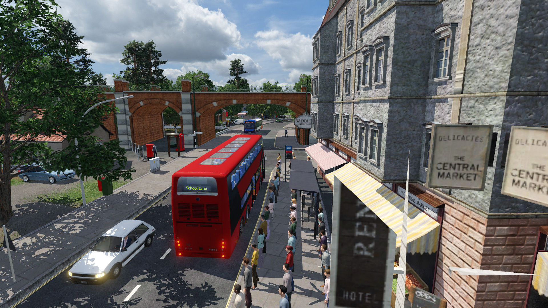 Town Exit View