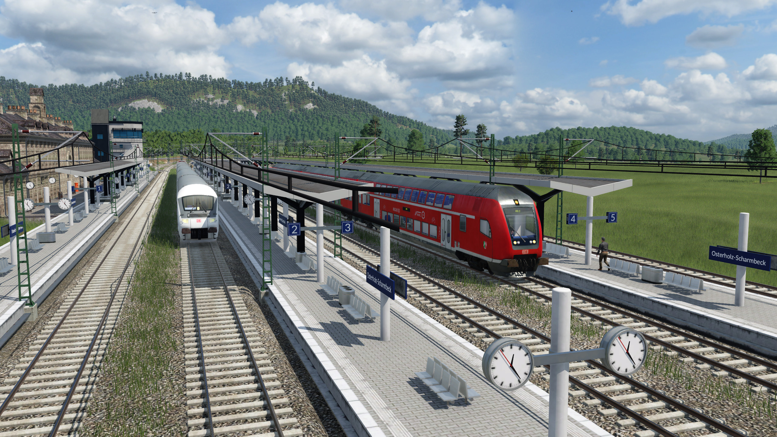 IC trifft RE in Osterholz-Scharmbeck