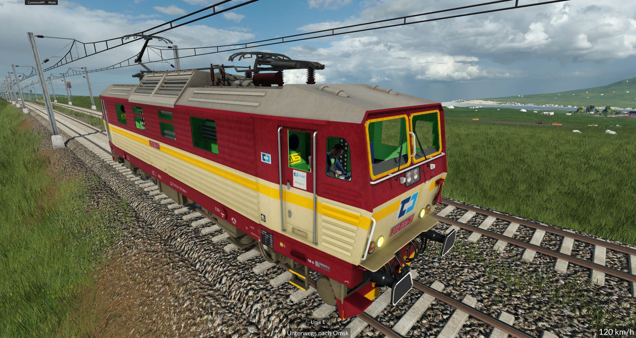 CD Cargo 372 Rot-Beige-Gelb