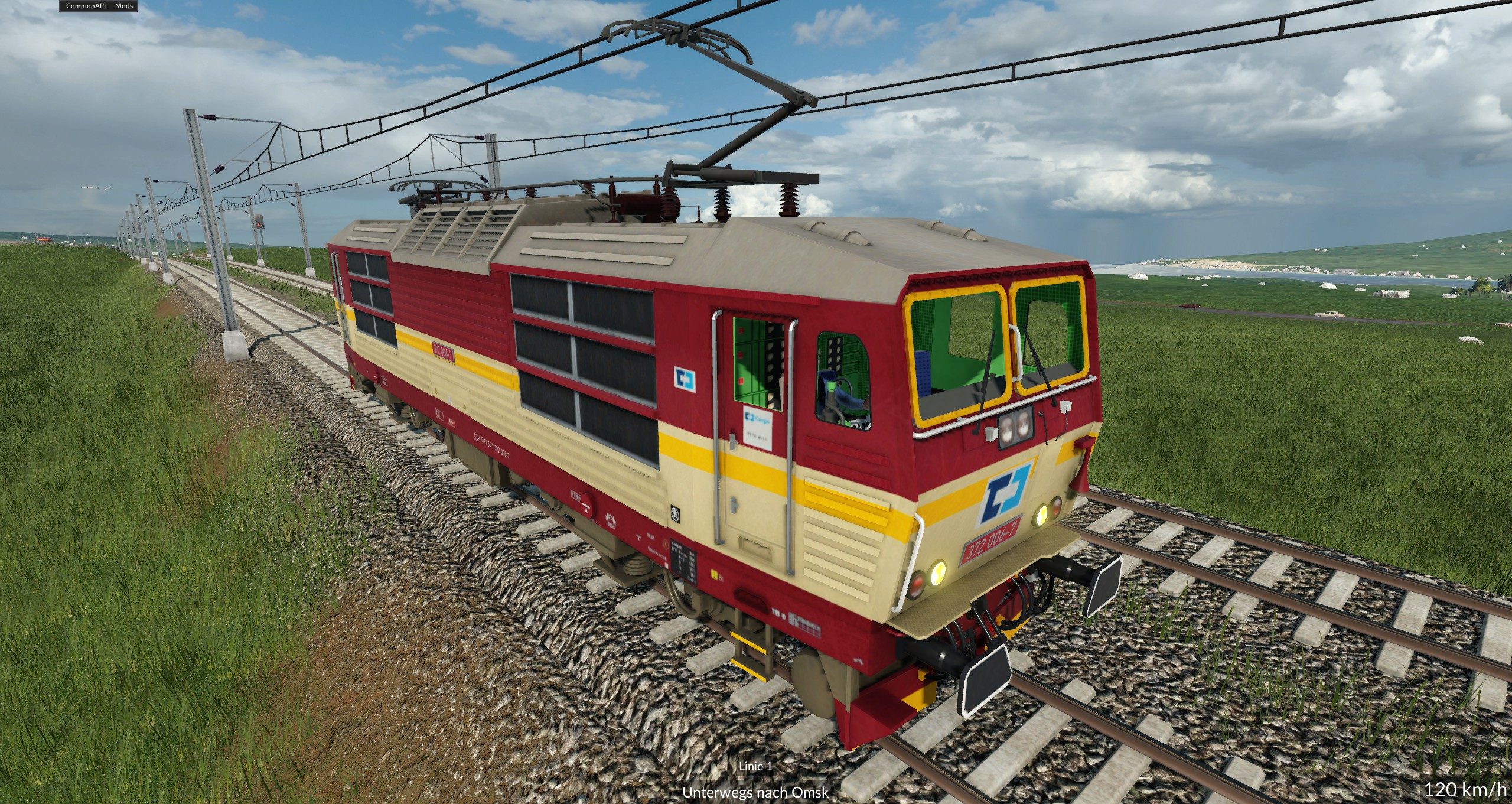 CD Cargo 372 Rot-Beige-Gelb Reversed