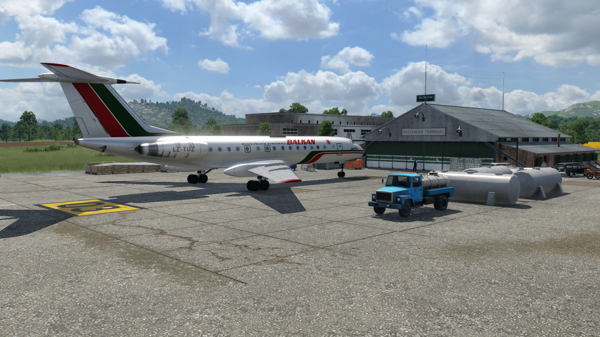 Boarding am Regionalflugplatz 1