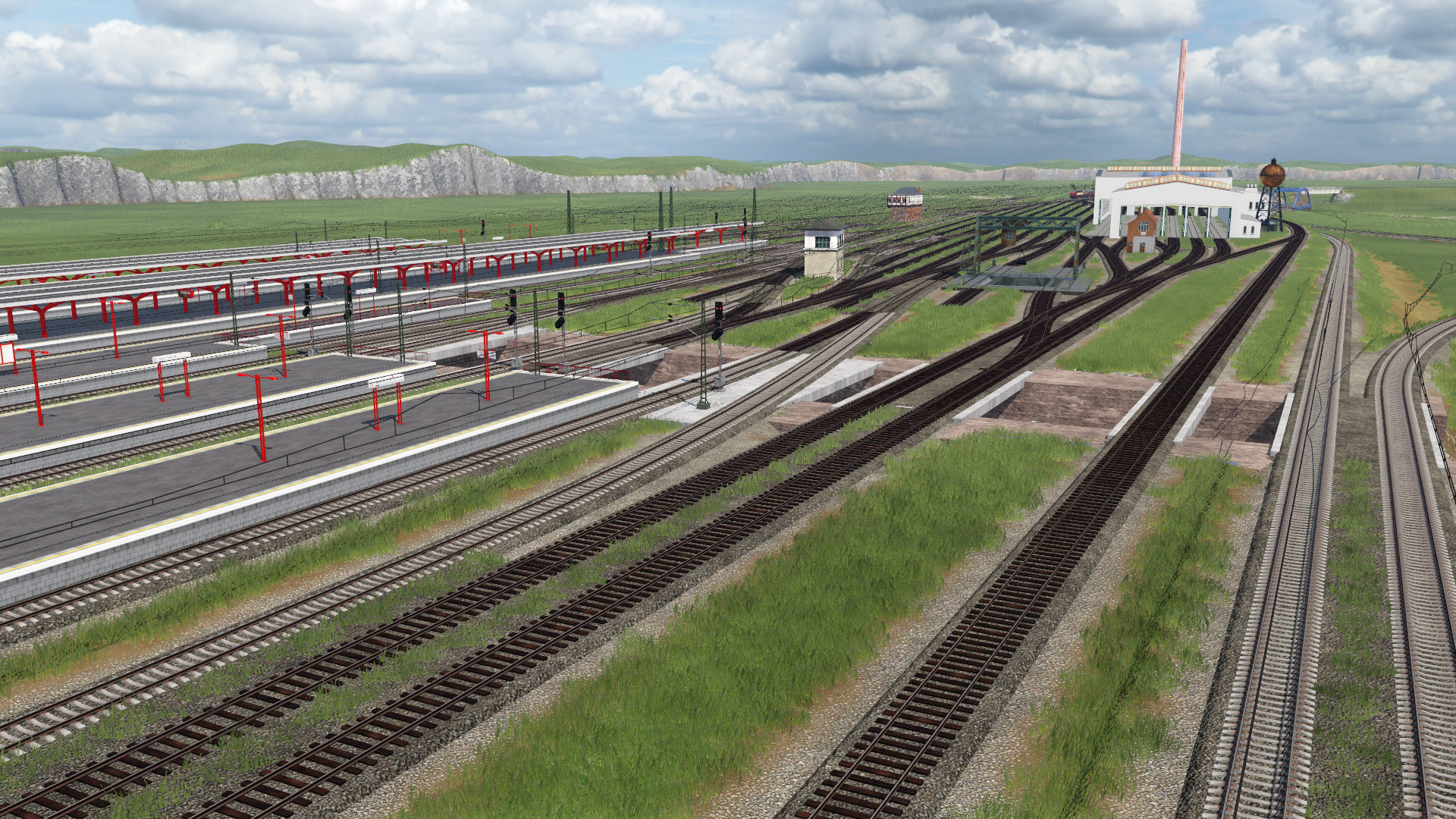Bahnhof mit anliegenden BW (work in progress)