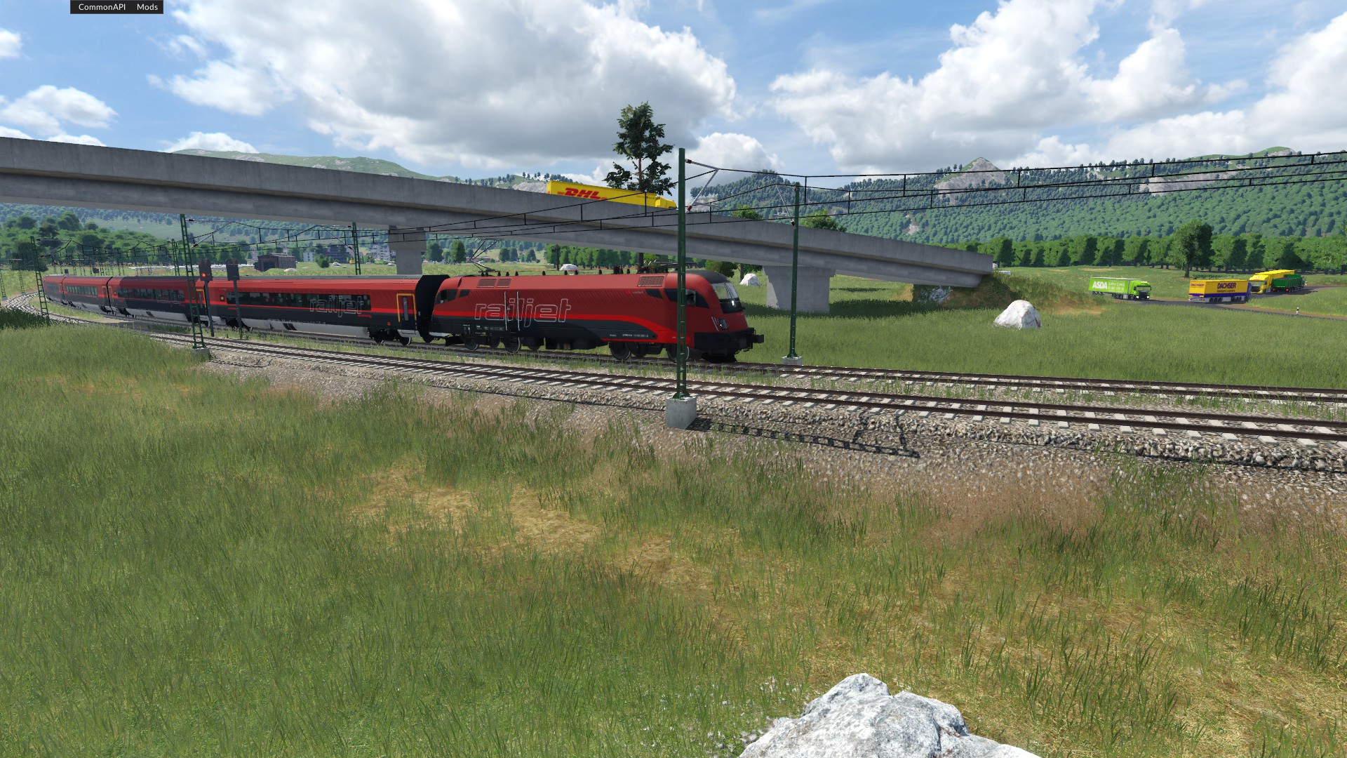 Railjet unterwegs
