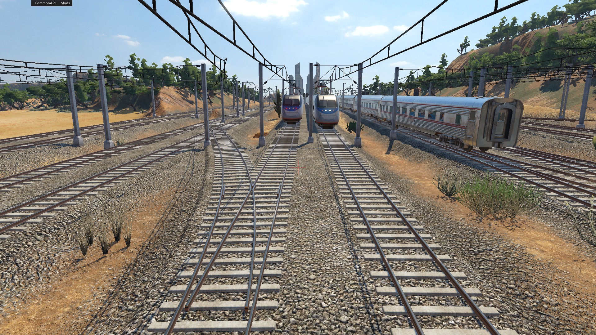 Speedance Express vor Bahnhof Gran Paire