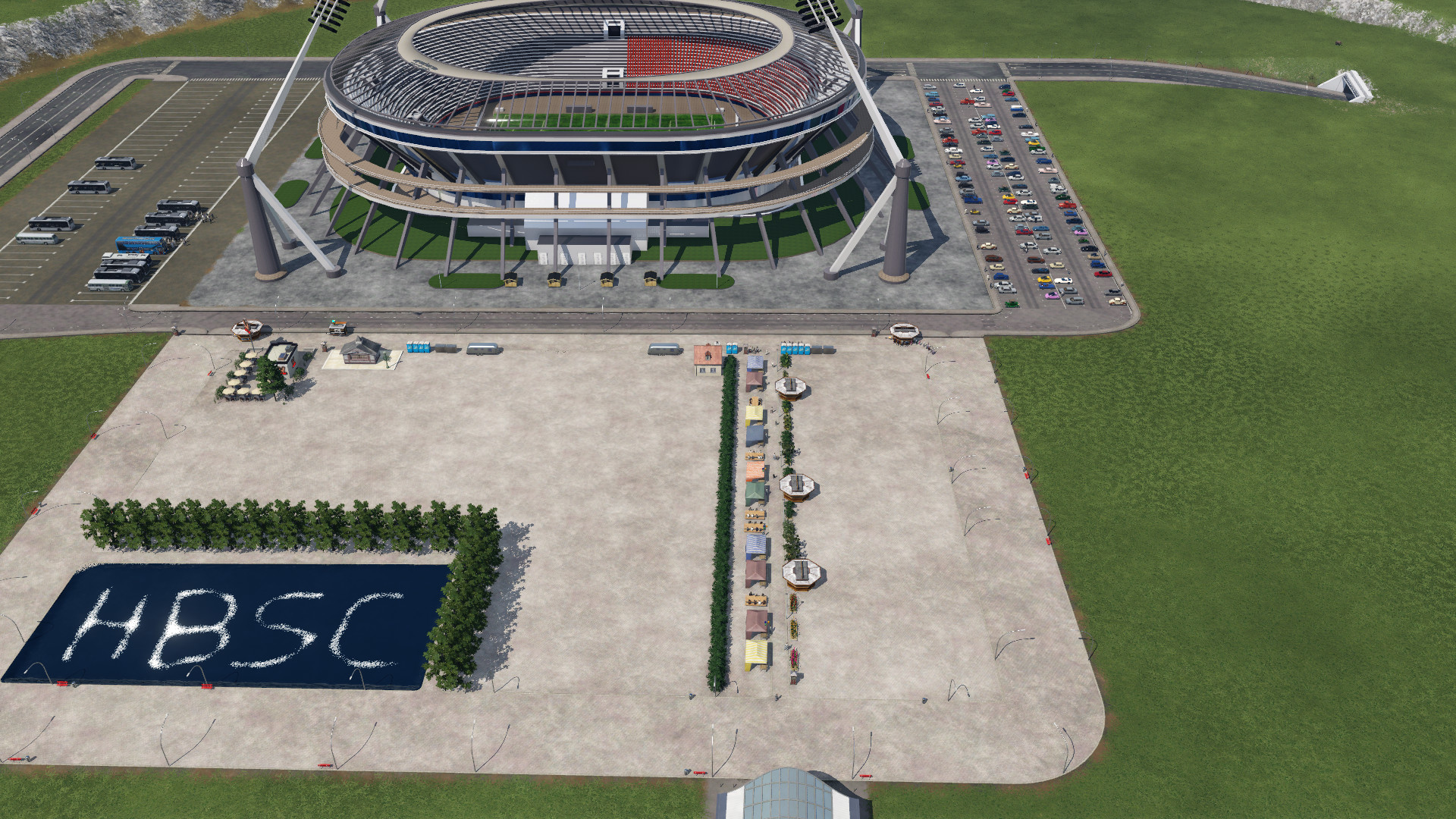An die blau weißen Berliner das Stadion ist im Bau .-)