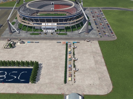 An die blau weißen Berliner das Stadion ist im Bau .-)