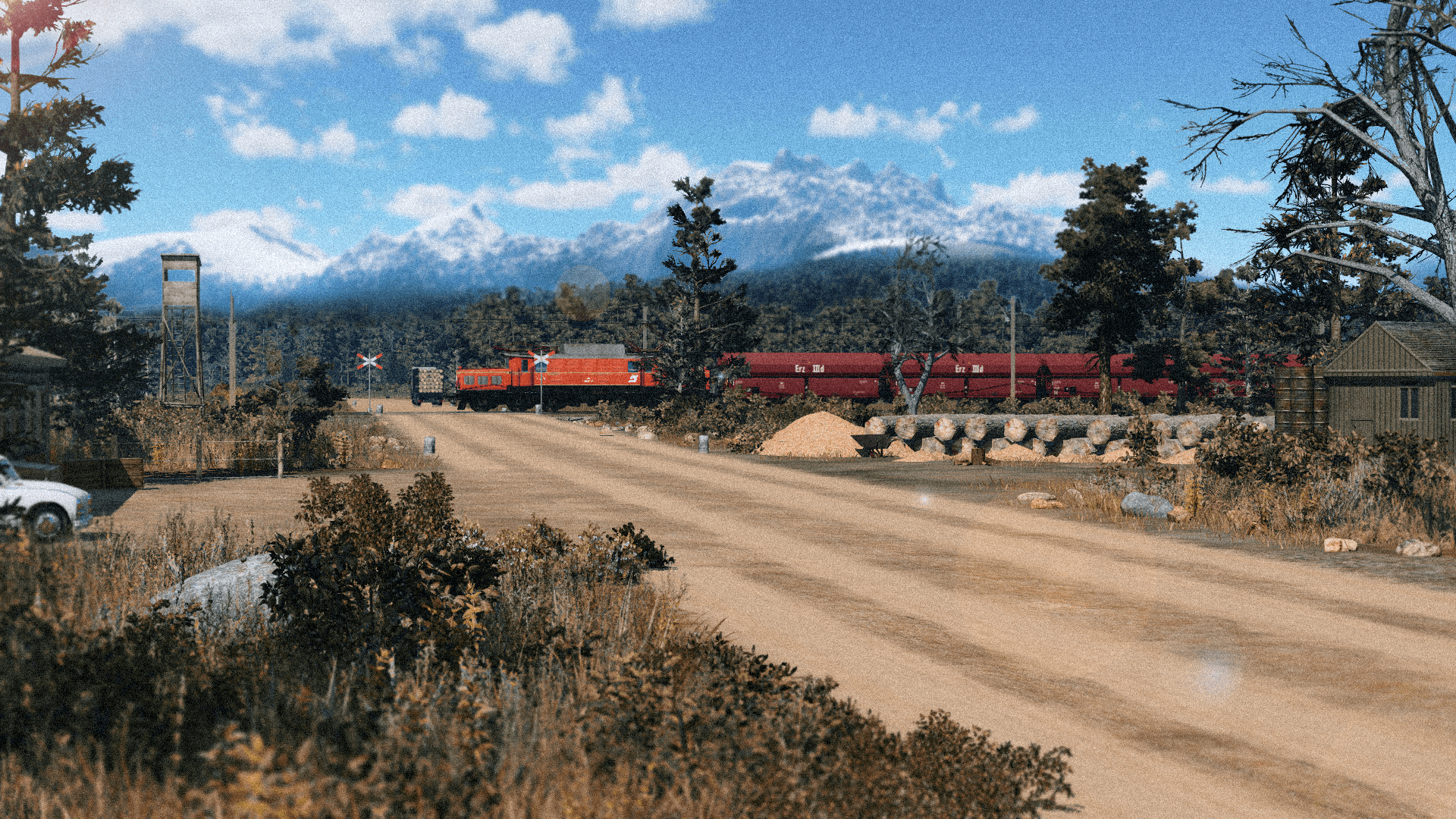 [Art Version] ÖBB 1020 near the sawmill