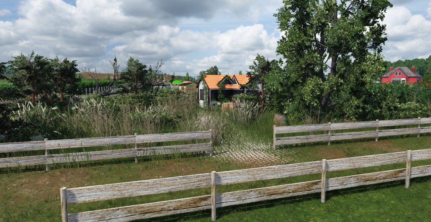 Verlassener Schrebergarten