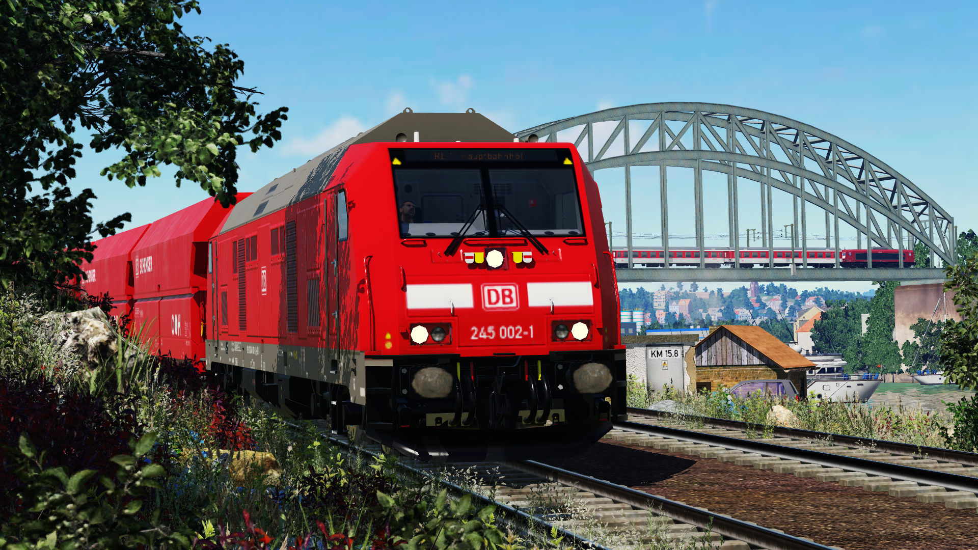 Railway by the river