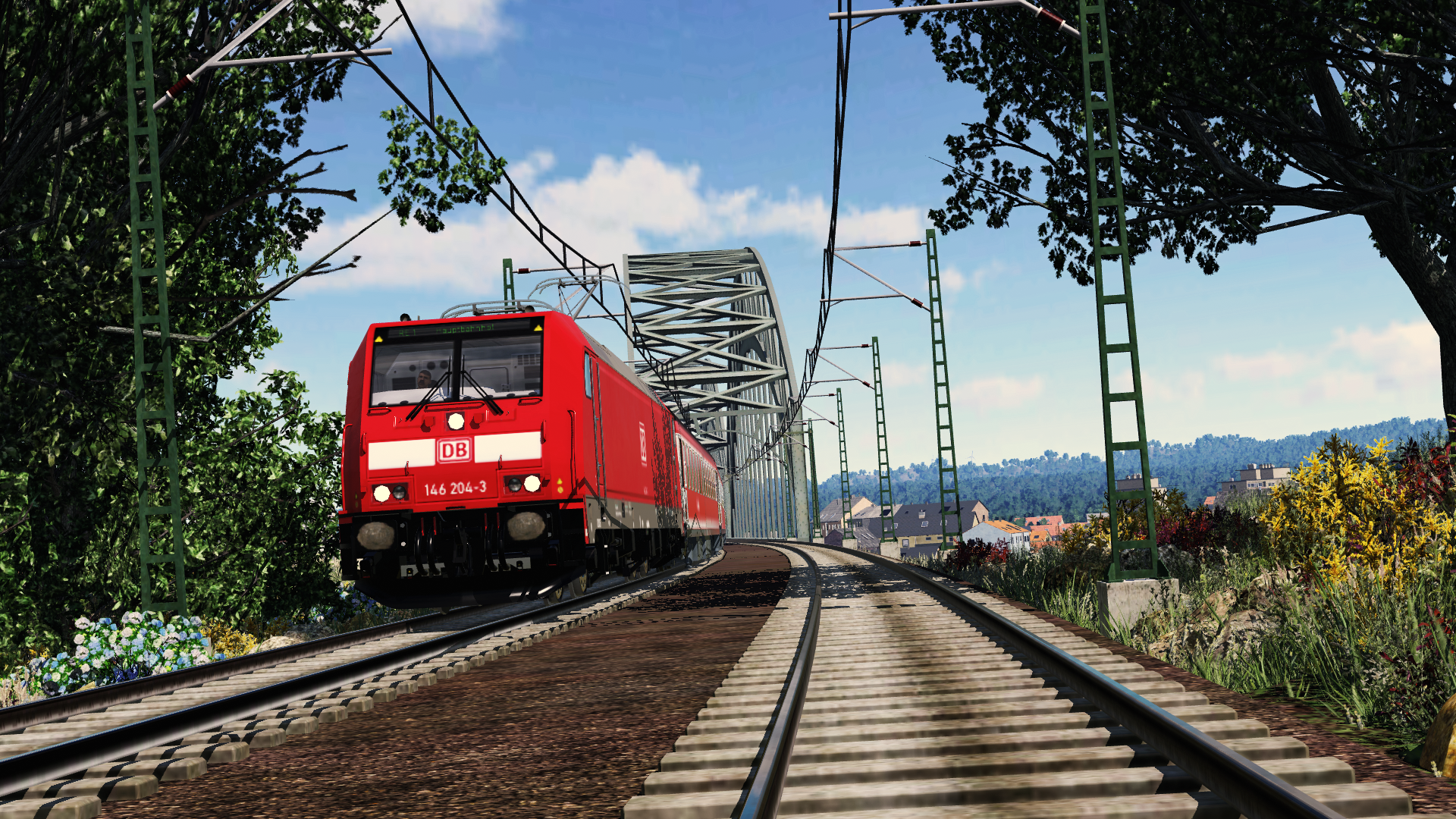 Near the bridge