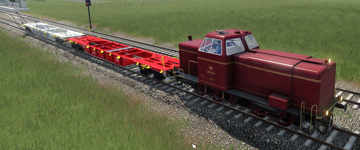 BR265 mit SGNS 60 Container Waggon