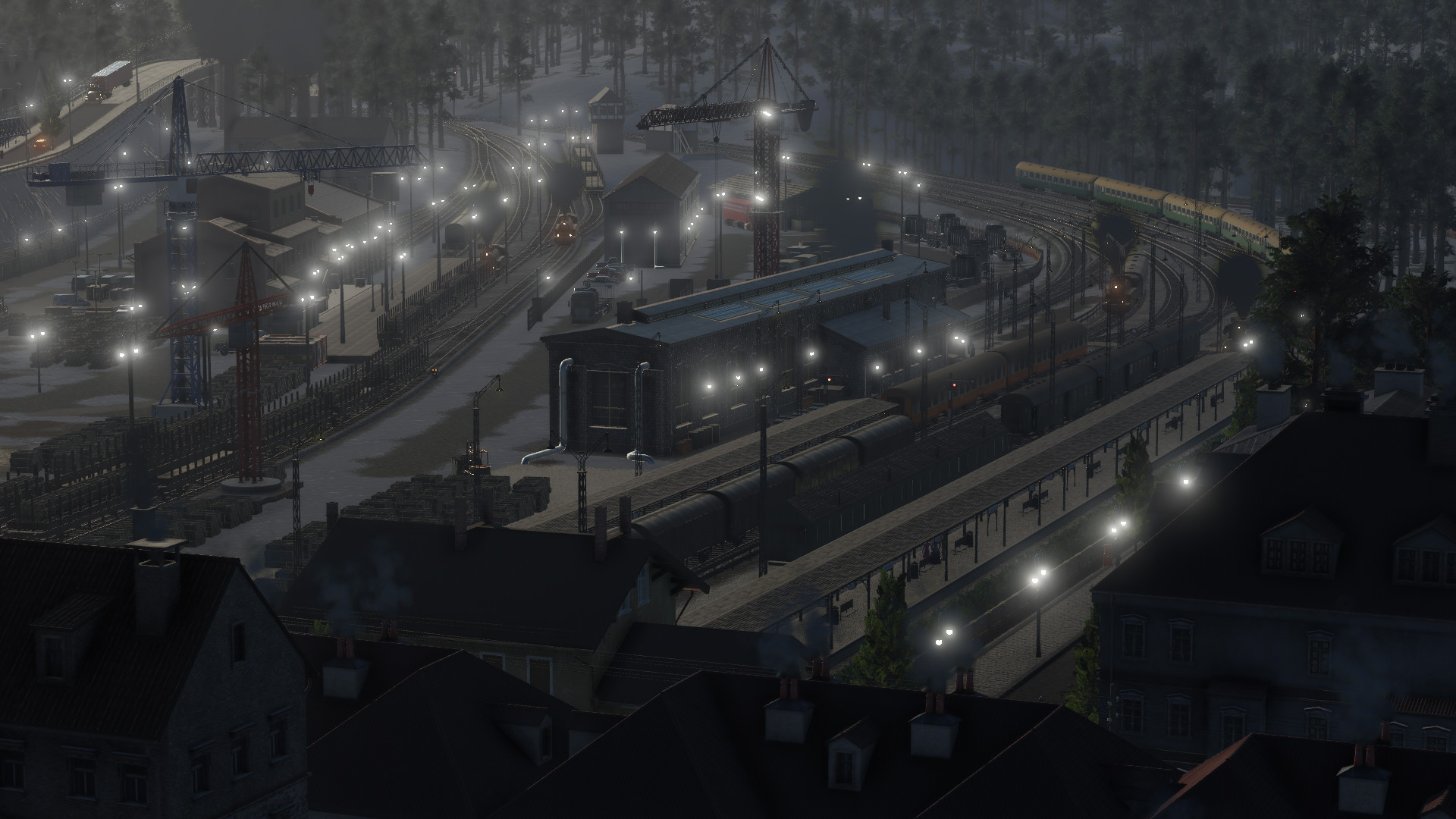 Holzstadt im morgendlichen Flair - experimenteller Screenshot