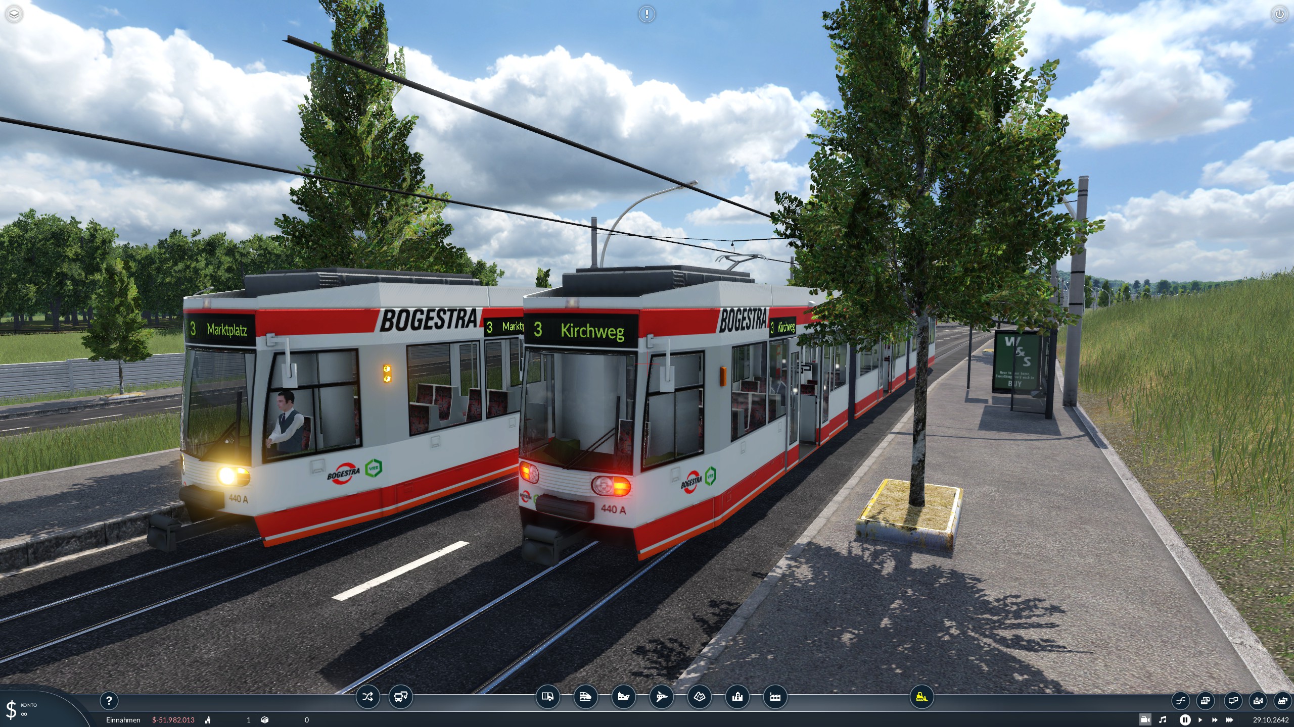 Straßenbahn Treffen