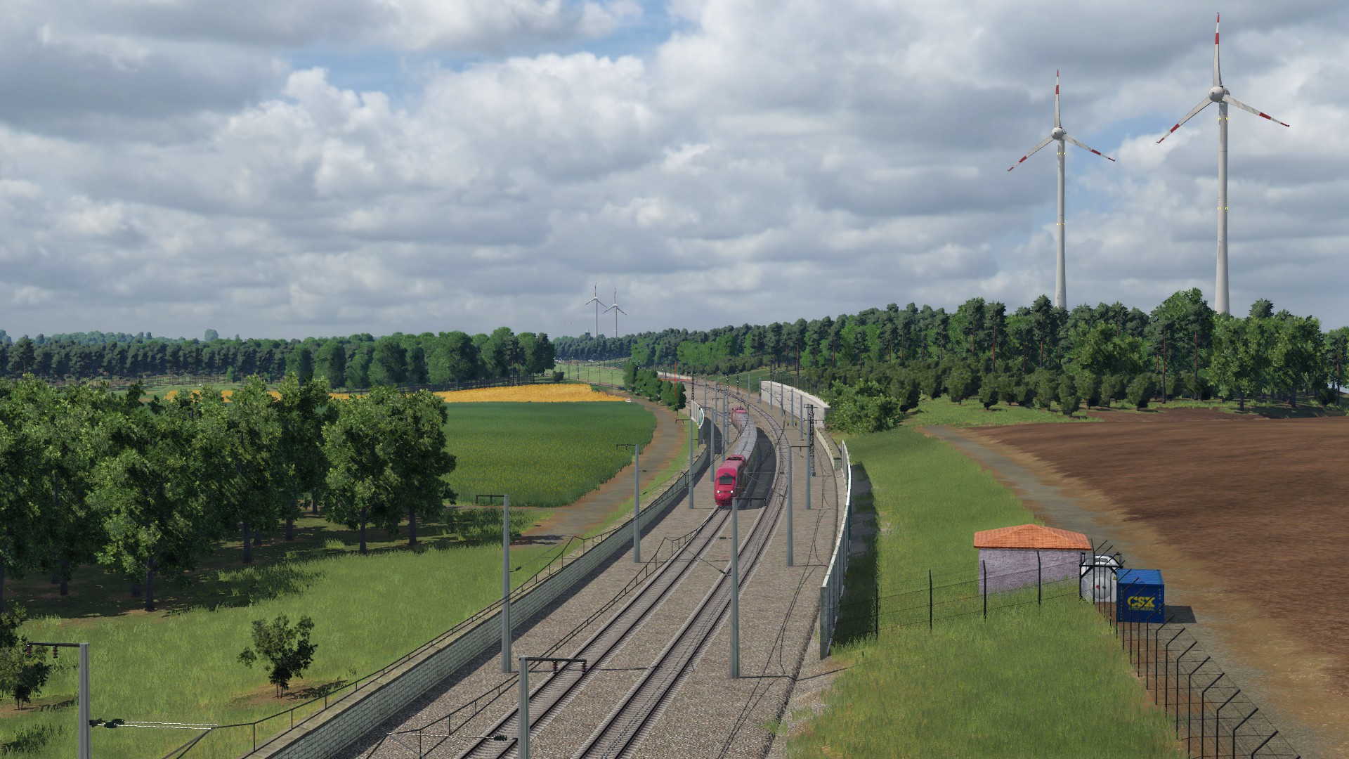 Fullspeed through the country