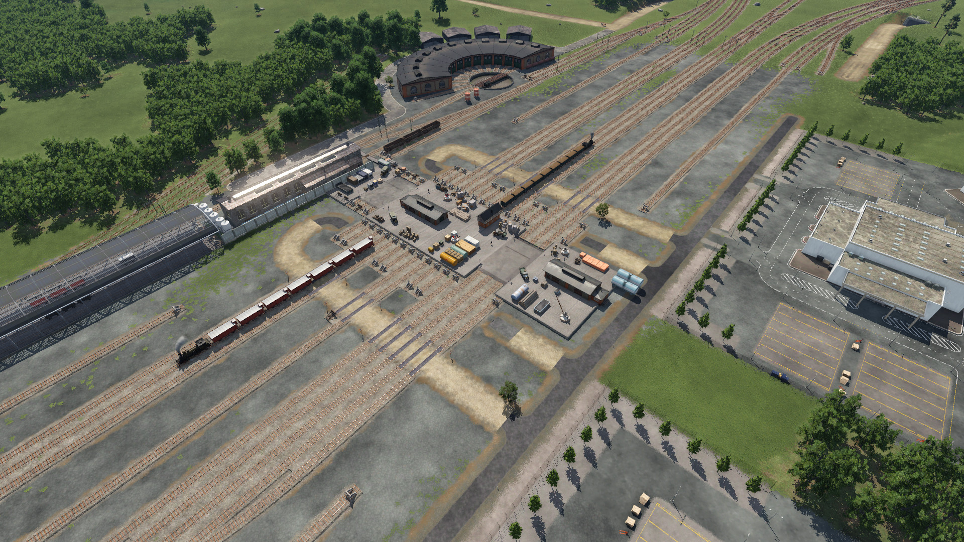 Güterbahnhof Rohbau - Umbau