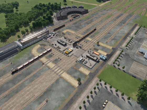 Güterbahnhof Rohbau - Umbau