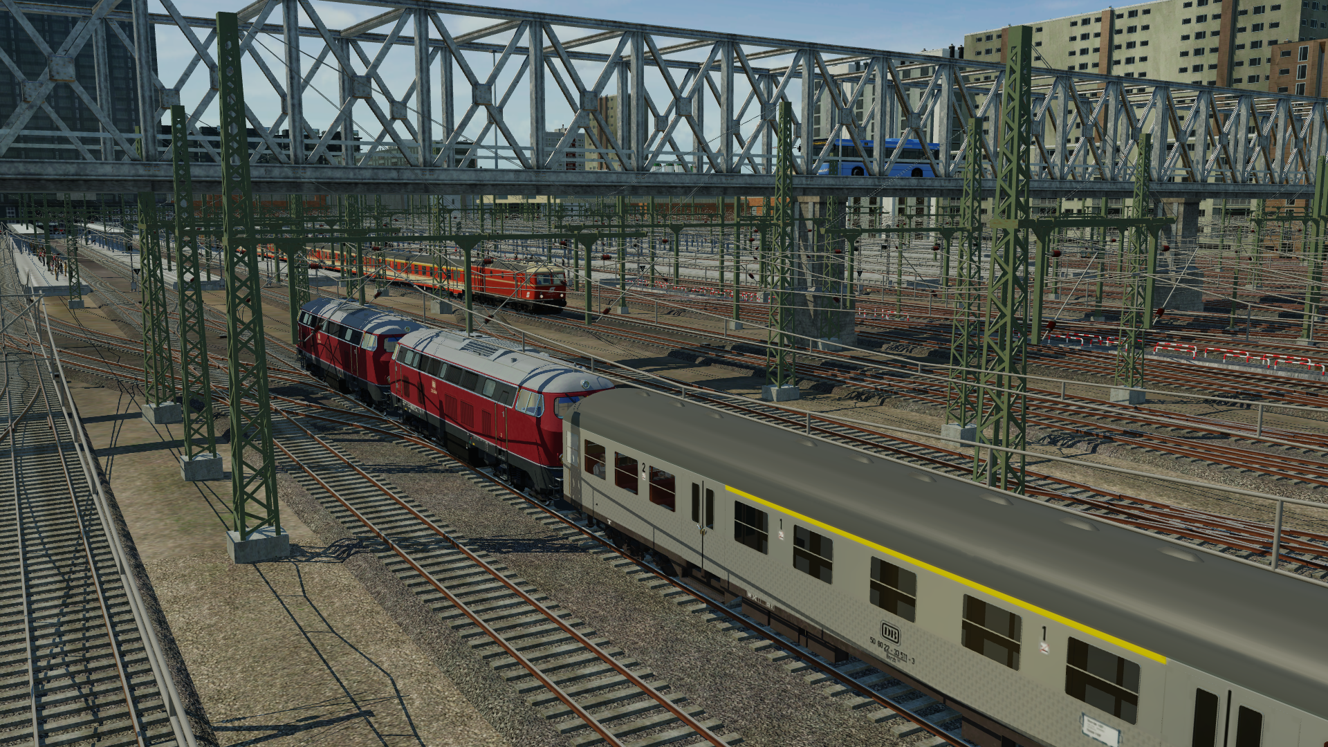 Auf der Fahrt mit dem Regionalzug von München Hbf nach Garmisch