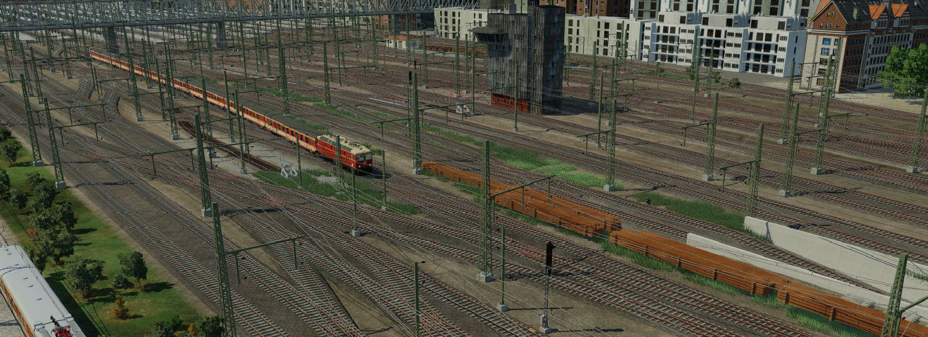 Auf der Fahrt mit dem Regionalzug von München Hbf nach Garmisch