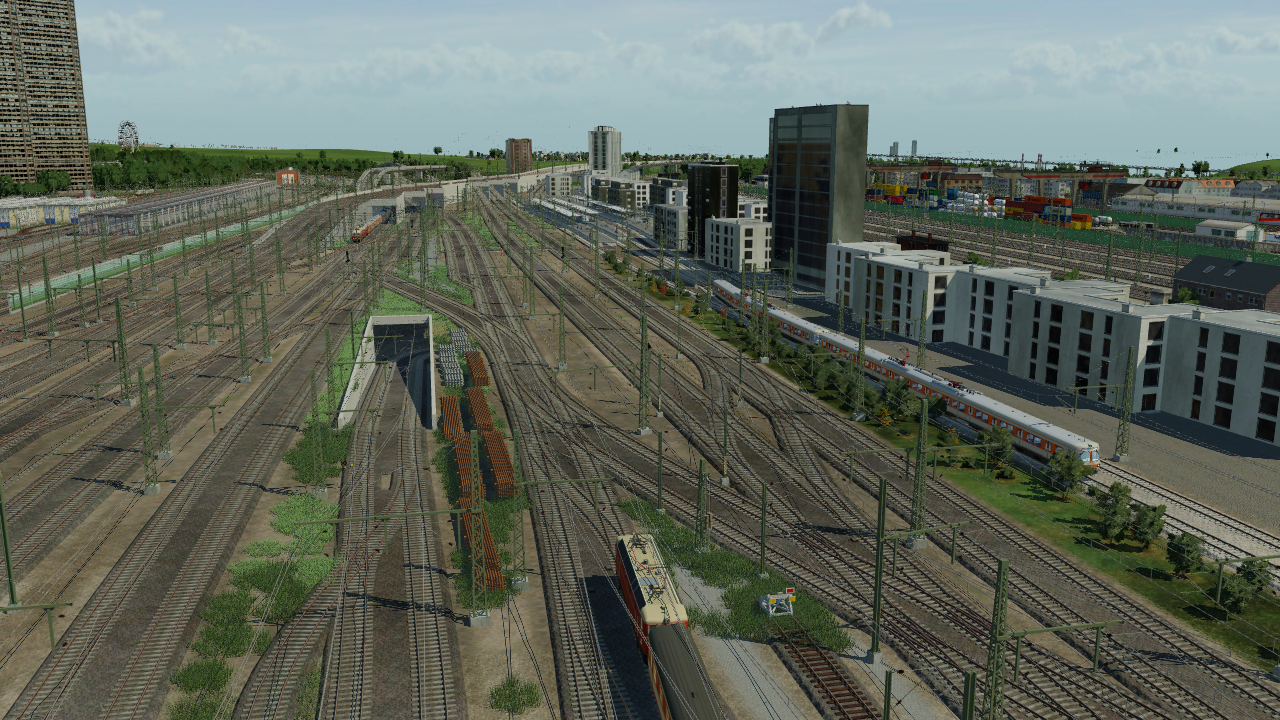 Auf der Fahrt mit dem Regionalzug von München Hbf nach Garmisch