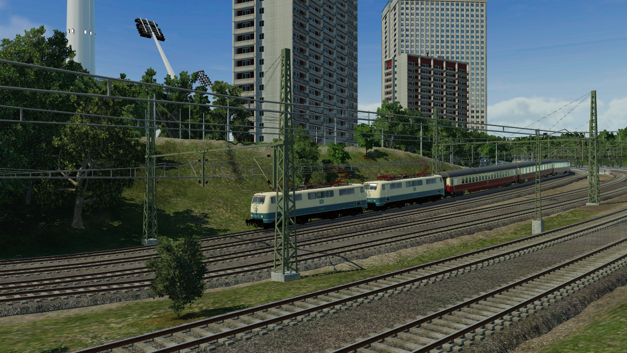 Auf der Fahrt mit dem Regionalzug von München Hbf nach Garmisch