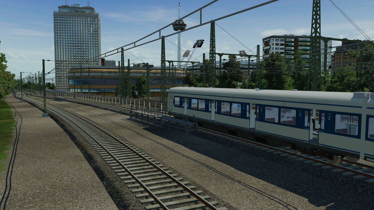 Auf der Fahrt mit dem Regionalzug von München Hbf nach Garmisch
